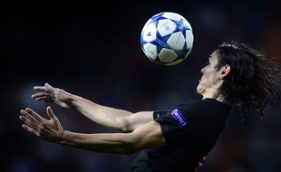 Cavani lors du match Real Madrid - PSG, le 3 novembre 2015.