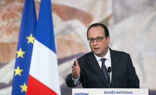 François Hollande lors de l'inauguration du musée de l'immigration, à Paris, le 15 décembre 2014.