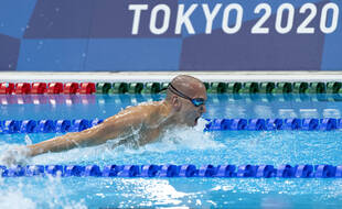 Le double champion du monde Laszlo Cseh lors des JO de Tokyo, le 30 juillet 2021.