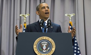 Le président américain, Barack Obama, à l'université de Washington DC, le 5 août 2015
