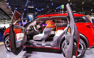 Le véhicule inspiré du concept-car Aircross de Citroën, ici présenté au salon de Francfort, sera produit dans l'usine de Rennes.