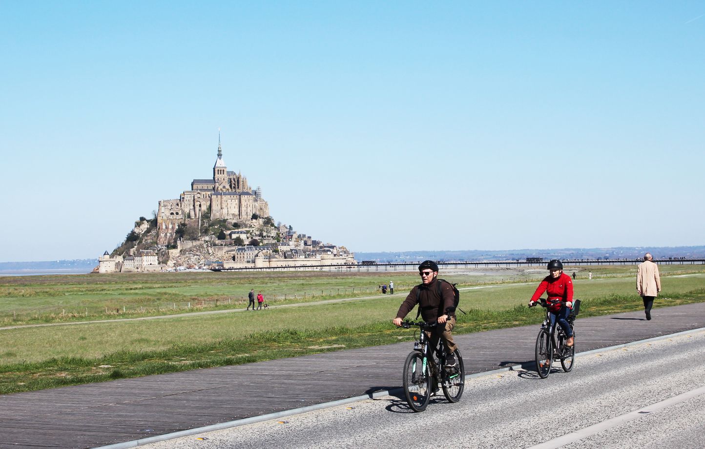 Un nouvel itineraire cyclable facile ouvert entre Nantes et le Mont Saint Michel