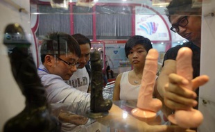 Le Festival national du sexe à Canton, en Chine, le 9 novembre 2013.