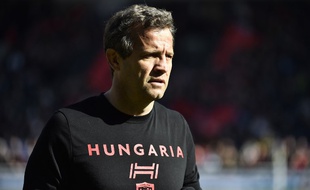 Fabien Galthié lorsqu'il était entraîneur du RC Toulon, le 3 mars 2018.