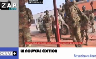 Capture d'écran du zap actu du 6 décembre 2013.