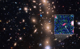 La galaxie Tayna observée grâce à Hubble et Spitzer.