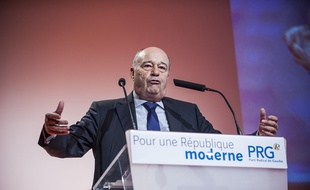 Le président du PRG Jean-Michel Baylet le 19 octobre 2014.