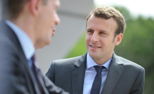 Le ministre de l'Economie Emmanuel Macron à La Grande-Motte le 27 mai 2016