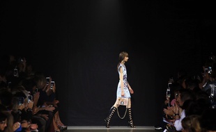 Les mannequins ont pris de la hauteur chez Andrew GN