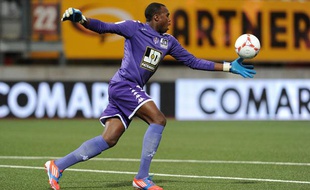 Le gardien toulousain Ali Ahamada, le 25 août 2012 à Nancy.