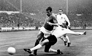 Philippe Gondet, lors de la Coupe du monde 1966 avec l'équipe de France.