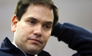 Le républicain Marco Rubio, le 7 février dans le New Hampshire.