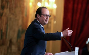 Le président français François Hollande, le 21 janvier 2016 à Paris
