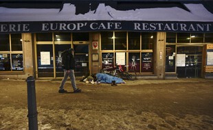 Un sans-abris, ici à Strasbourg. (illustration)