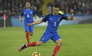 Sébastien Corchia lors de sa première sélection avec les Bleus.