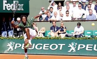 Gaël Monfils à Roland-Garros, le 26 mai 2015.
