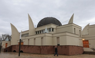 Strasbourg le 8 janvier 2015. La grande mosquee de Strasbourg