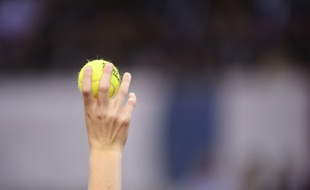 Un joueur de tennis (illustration)