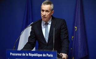 Le procureur François Molins lors d'une conférence de presse mardi 18 avril, au sujet d'un attentat déjoué à Marseille.