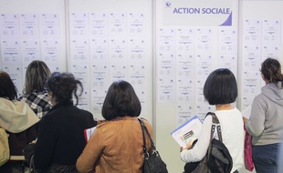 Salon pour l'emploi à Nîmes en 2016.