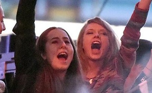 Taylor Swift au concert de Calvin Harris