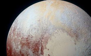 Pluton photographiée par New Horizons le 14 juillet 2015.