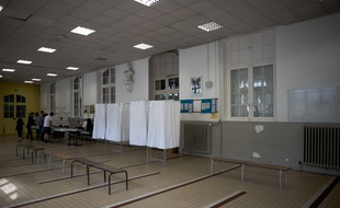 Elections Européennes, bureau de vote N40, Paris 11, Ecole Rur Saint Maur. 26 mai 2019 à Paris, France. Credit:NICOLAS MESSYASZ/SIPA