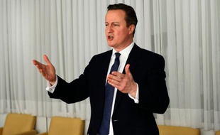 Le Premier ministre britannique David Cameron, le 19 février 2016 à Bruxelles