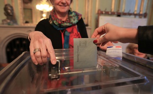 Strasbourg, le 6 décembre 2015. Illustration élections régionales 2015.