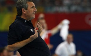 Claude Onesta, l'entraîneur toulousain des champions olympiques, le dimanche 24 août 2008.