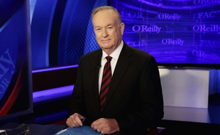 Bill O'Reilly sur le plateau du « O'Reilly Factor » sur Fox News, le 1er octobre 2015.