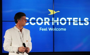 Le PDG d'Accor Hotels Sébastien Bazin le 3 juin 2015 à Paris