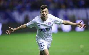 El-Sharaawy, joueur du Shanghai Shenua.
