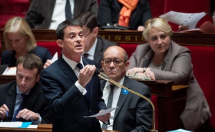 Manuel Valls à l'Assemblée.
