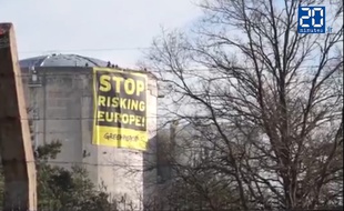 Greenpeace alerte François Hollande sur sa promesse de fermer le site de Fessenheim.