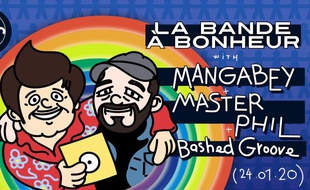 Visuel funk pour la soirée de la Bande à Bonheur, au Djoon