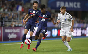 Kingsley Coman, le 1er septembre 2021 face à la Bosnie.
