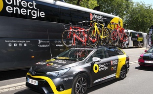 L'équipe vendéenne «Direct Energie».
