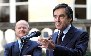 François Fillon et Marc Ladreit de Lacharrière, en 2010.
