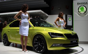 La nouvelle Skoda Superb présentée au salon de l'automobile de Genève