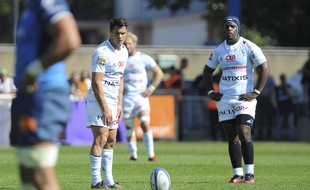 Dan Carter lors d'un match entre le Racing et Castres, le 24 septembre 2016.