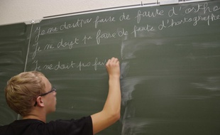 Apprentissage de l'orthographe à l'école.
