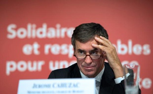 Jérôme Cahuzac, ministre du Budget, le 28 septembre 2012 à Bercy