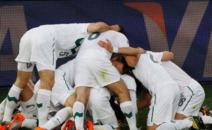 Le plus beau tas de cette première semaine de la Coupe du monde est attribué à la Slovènie, le 18 juin 2010.