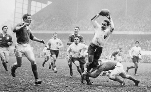 Michel Crauste avec l'équipe de France en 1963