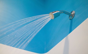 Une douche. Illustration.