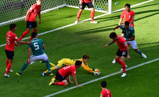 Les Allemands, éliminés au premier tour, n'ont jamais réussi à percer le verrou coréen.