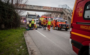 Lundi, un motard est décédé à Marseille.