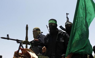 Des militants du Hamas le 30 juin 2014 à Deir al-Balah dans la bande de Gaza