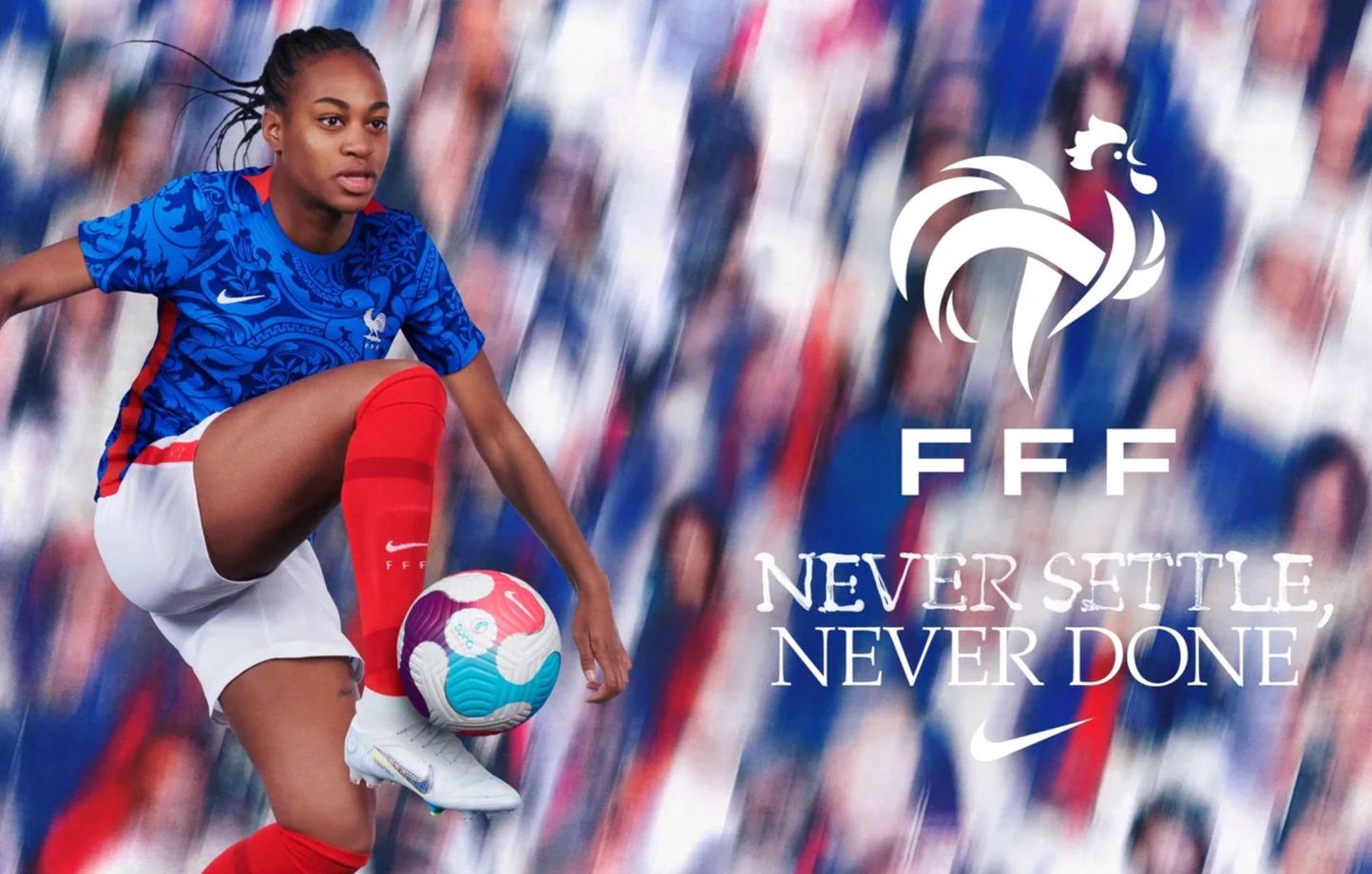 Nike Decouvrez le nouveau maillot de l Equipe de France feminine de football pour l Euro 2022